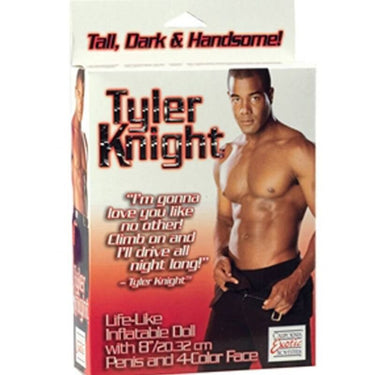 Bambola Gonfiabile Erotica Tyler Knight con Buco dell'Amore e Pene 20 cm